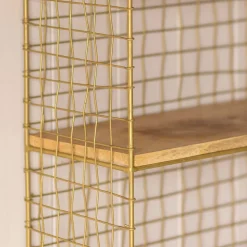 Graham & Green Three Shelf Iron Wall Rack