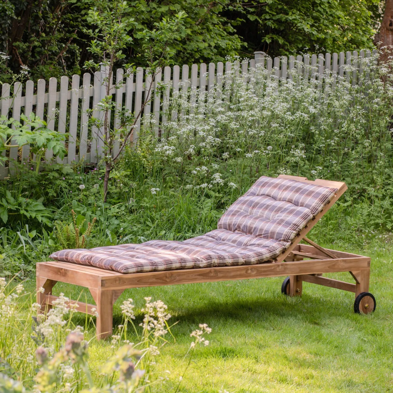 Graham & Green Tiana Teak Sun Lounger