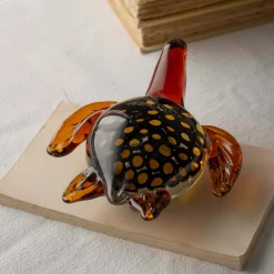 Graham & Green Tibo Turtle Glass Ornament