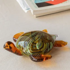 Graham & Green Timmy Turtle Glass Ornament