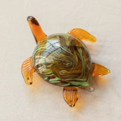 Graham & Green Timmy Turtle Glass Ornament