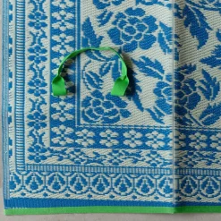 Graham & Green Tivoli Blue Recycled Picnic Blanket