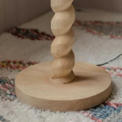 Graham & Green Tordu Wooden Floor Lamp