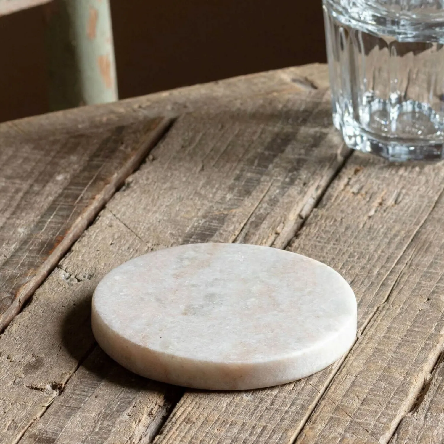 Graham & Green Toronto Round Marble Coaster