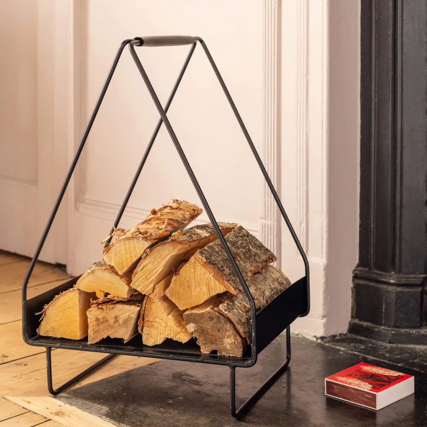 Graham & Green Triangular Log Holder