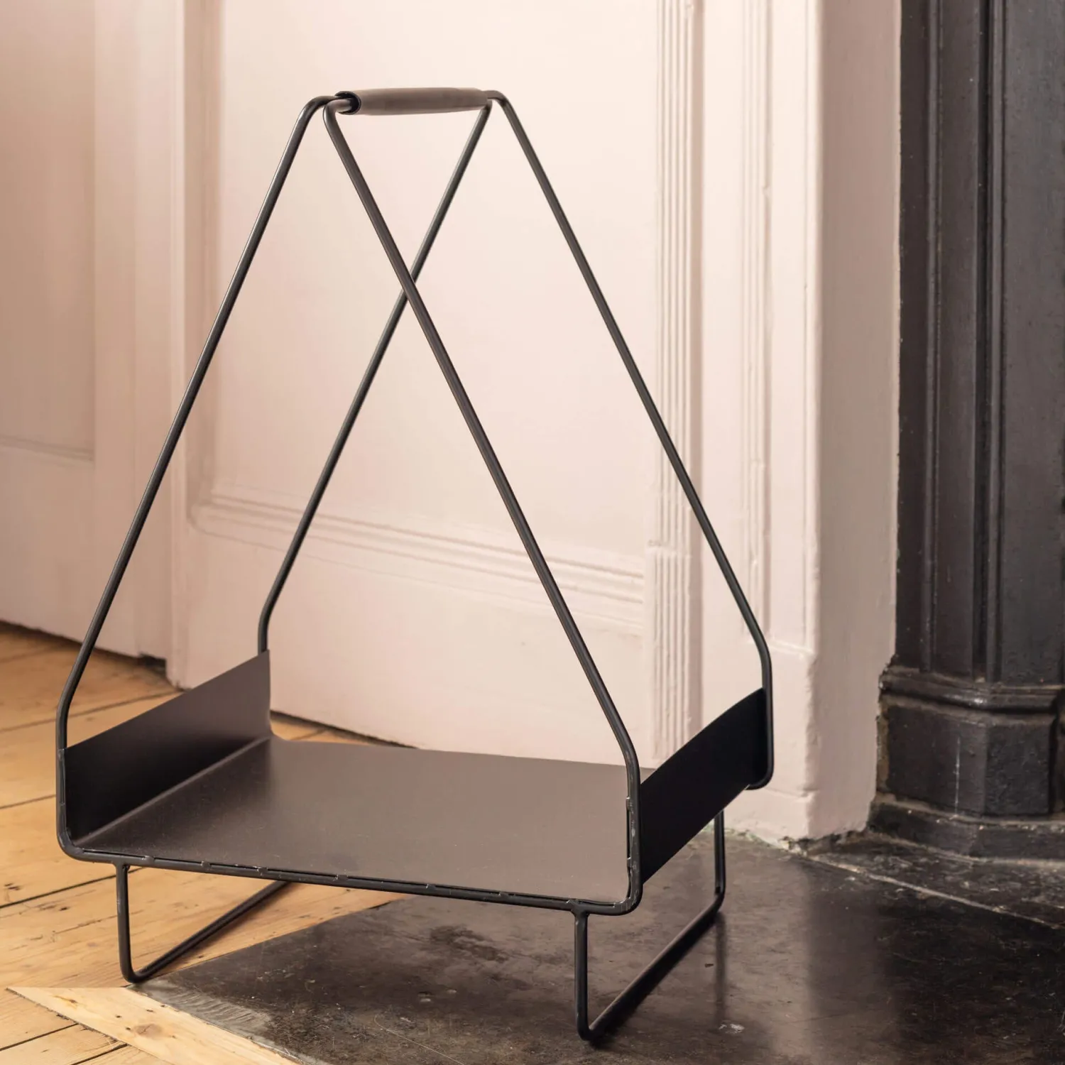 Graham & Green Triangular Log Holder