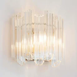 Graham & Green Tubular Glass Wall Light