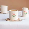 Graham & Green Tulips Motif Mini Mug