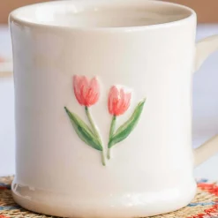 Graham & Green Tulips Motif Mini Mug