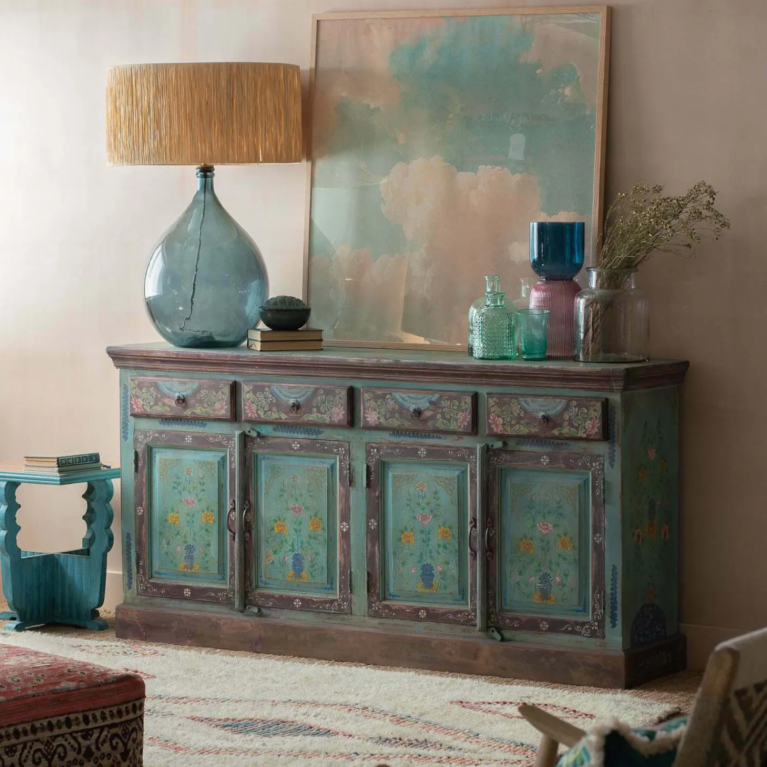 Graham & Green Tunxi Painted Sideboard
