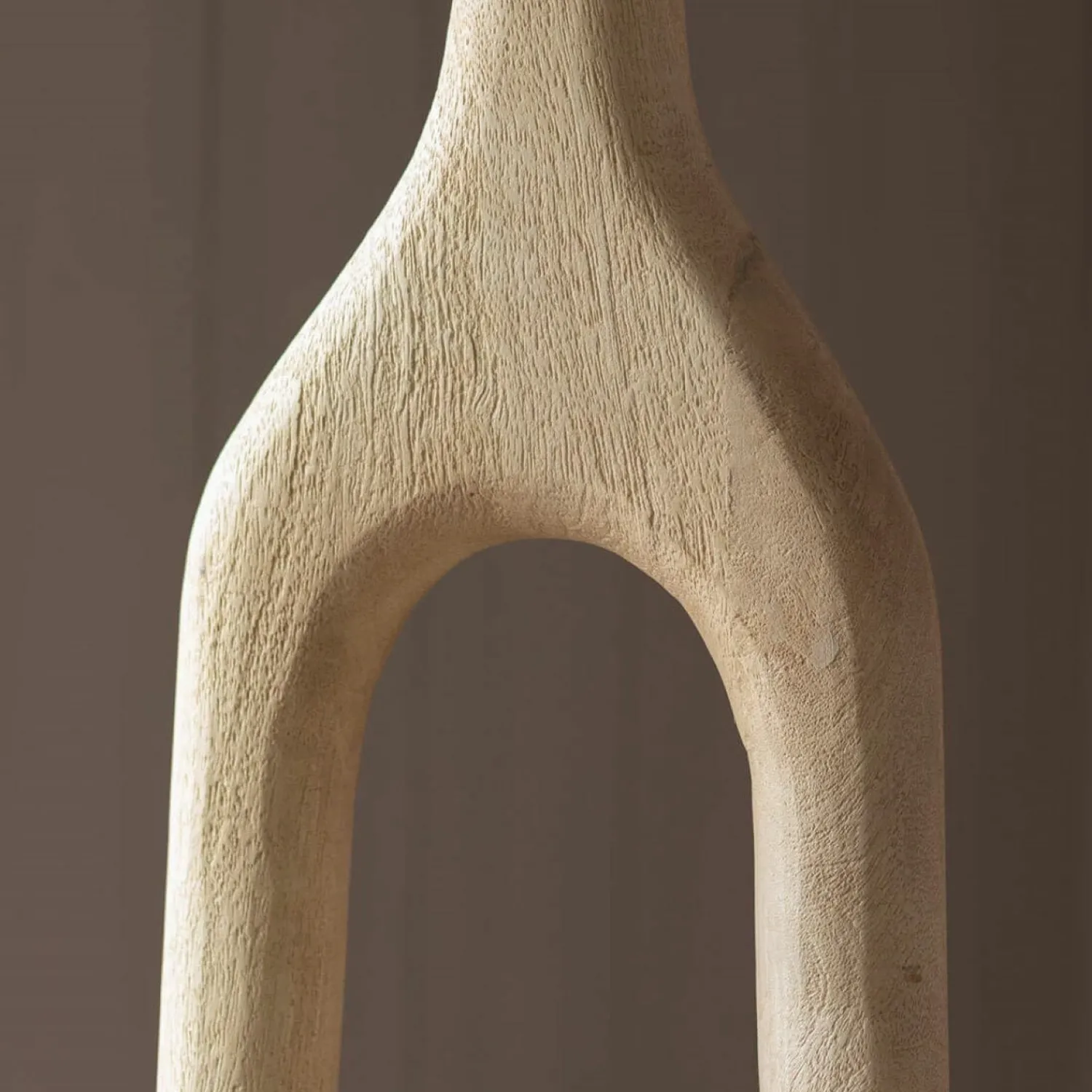 Graham & Green Twin Stem Wooden Floor Lamp