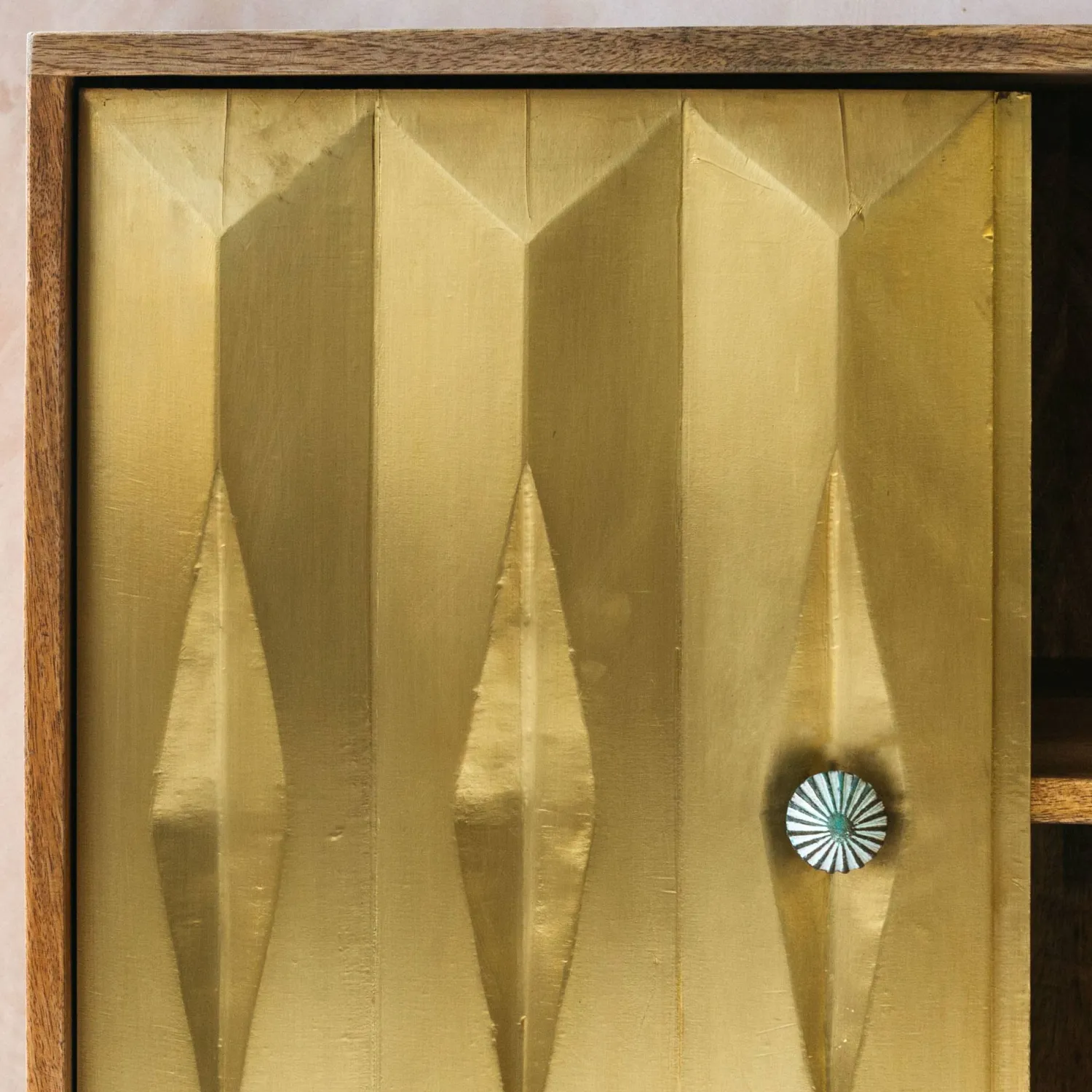 Graham & Green Umberto Brass Cabinet