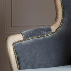 Graham & Green Valentin Blue Ikat Armchair