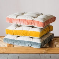 Graham & Green Velvet Border Seat Pads