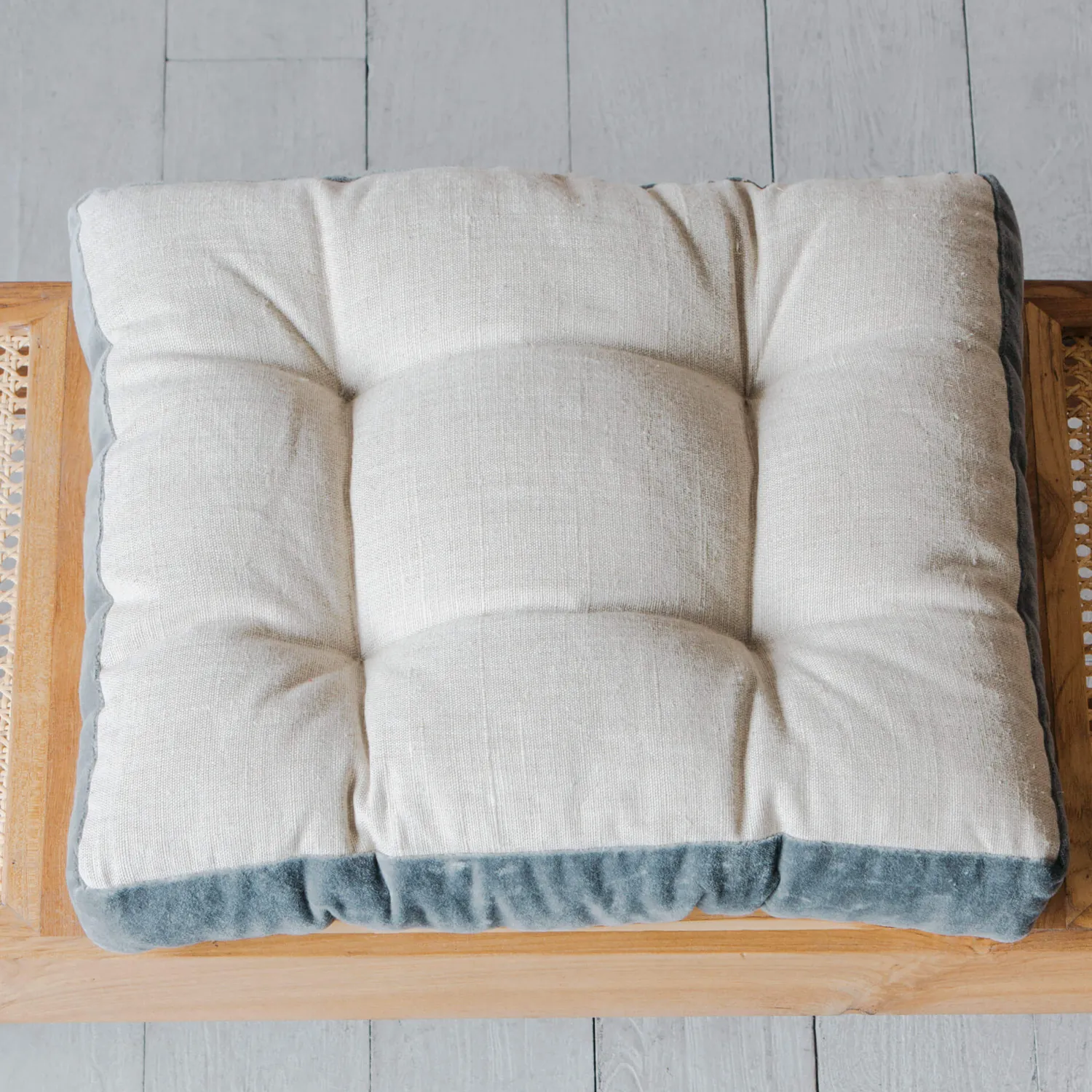 Graham & Green Velvet Border Seat Pads