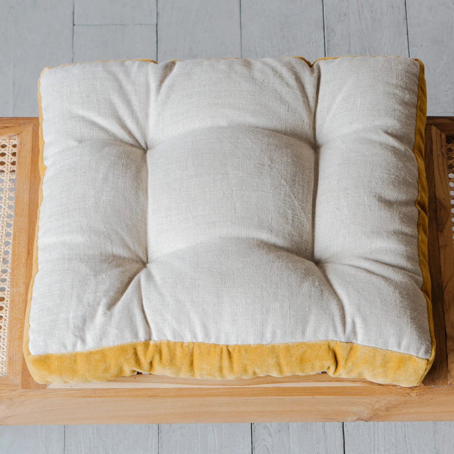 Graham & Green Velvet Border Seat Pads
