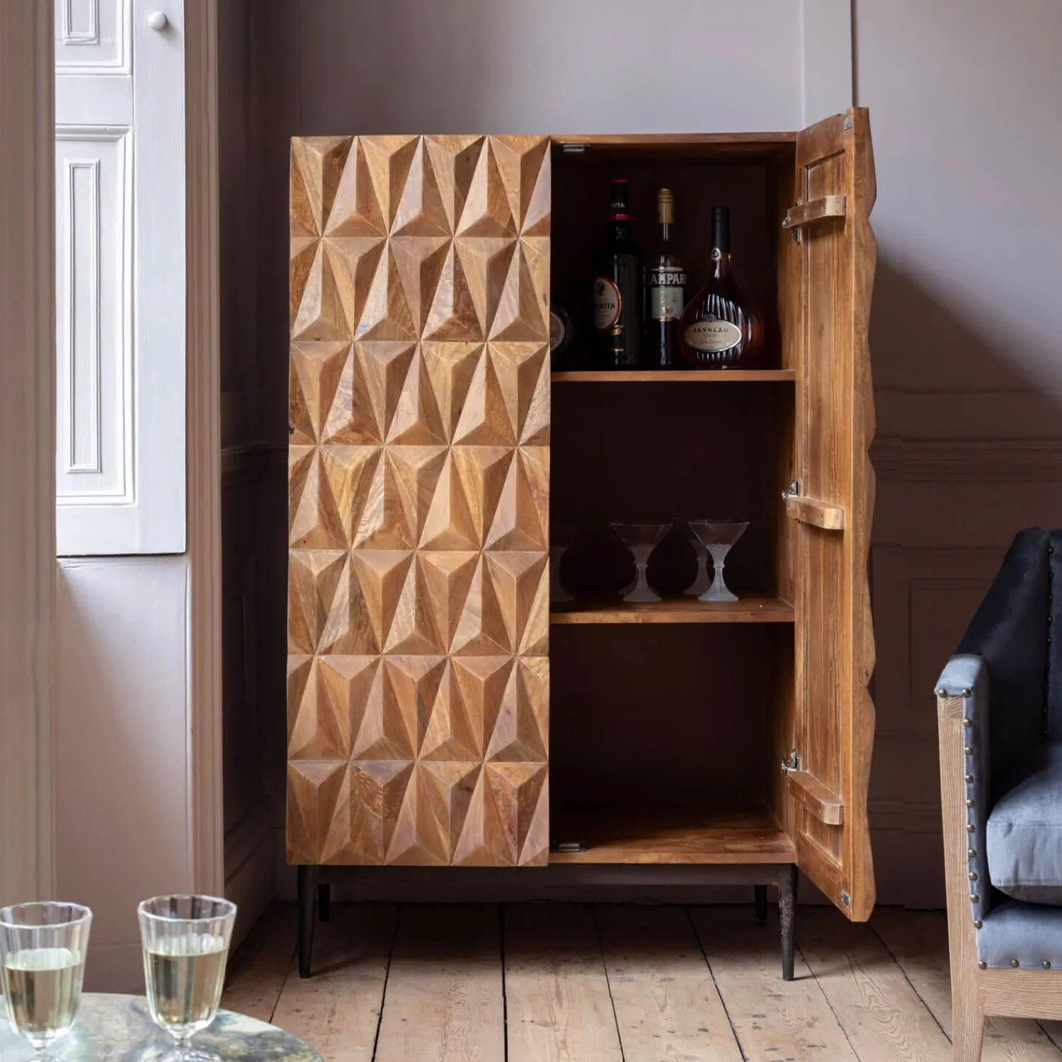 Graham & Green Verena Bar Cabinet