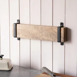Graham & Green Vintage Mango Wood Knife Rack