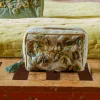 Graham & Green Viola Embroidered Linen Wash Bag