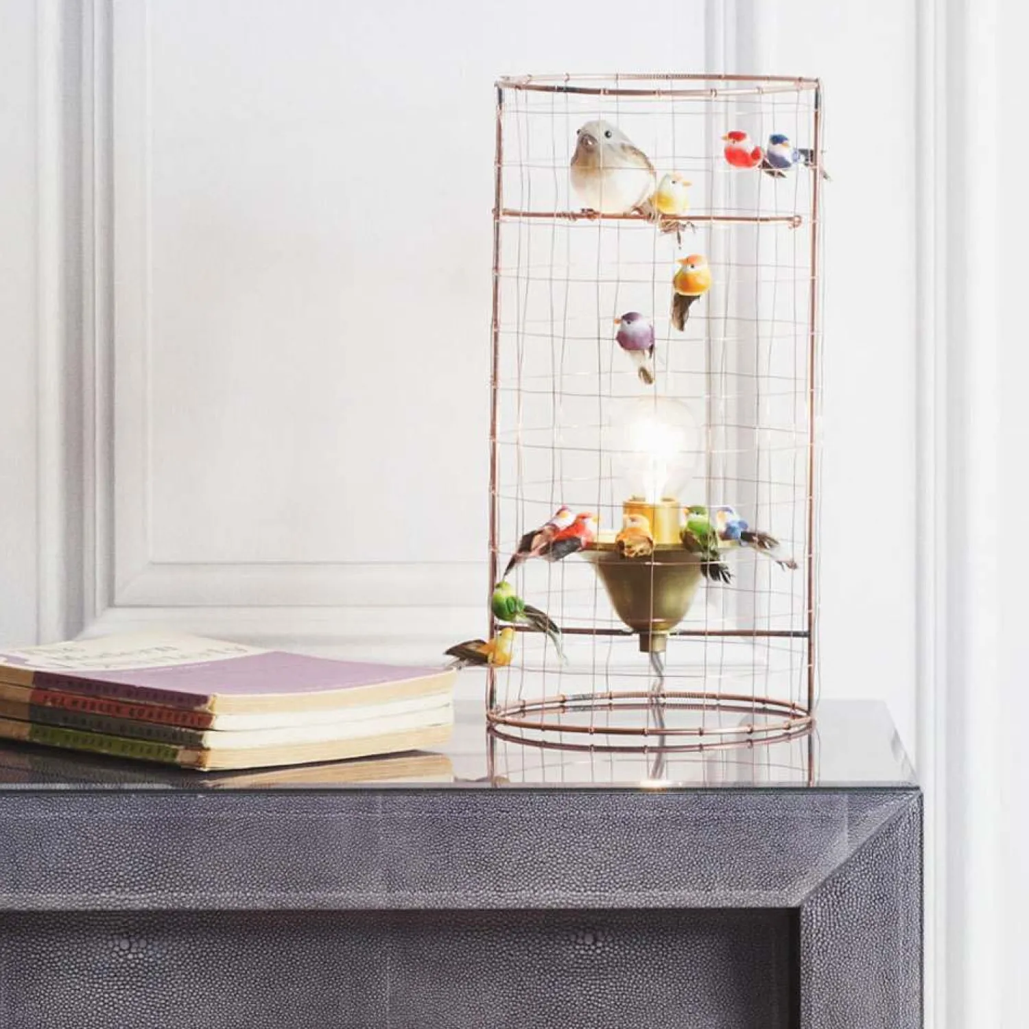 Graham & Green Voliéres Mini Bird Cage Lamp