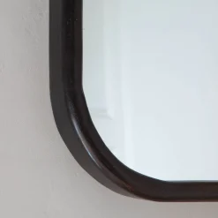 Graham & Green Walter Small Dark Wood Mirror