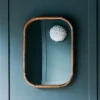 Graham & Green Walter Small Natural Wood Mirror