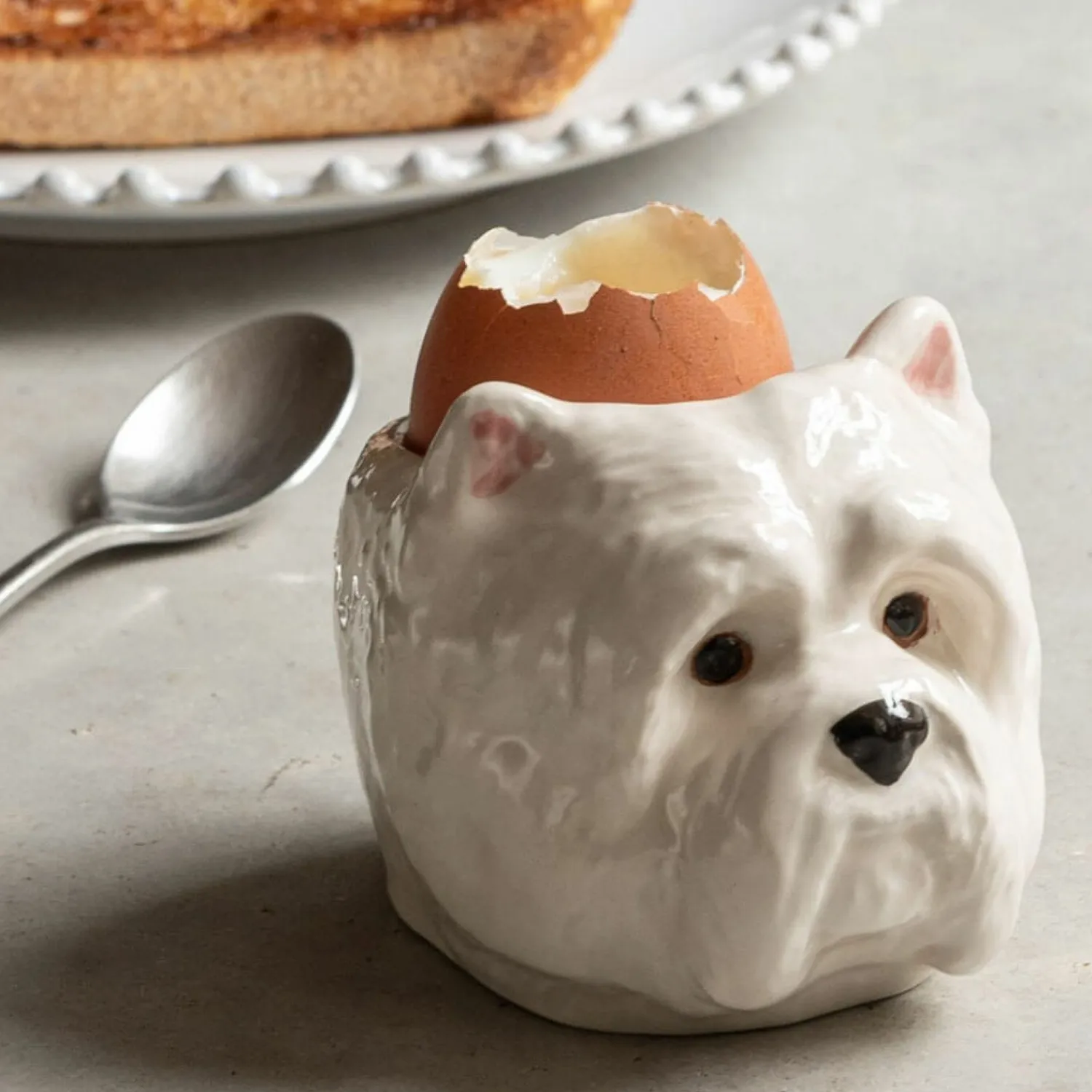 Graham & Green Westie Dog Egg Cup
