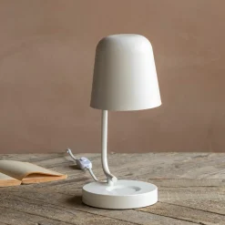 Graham & Green White Angled Table Lamp
