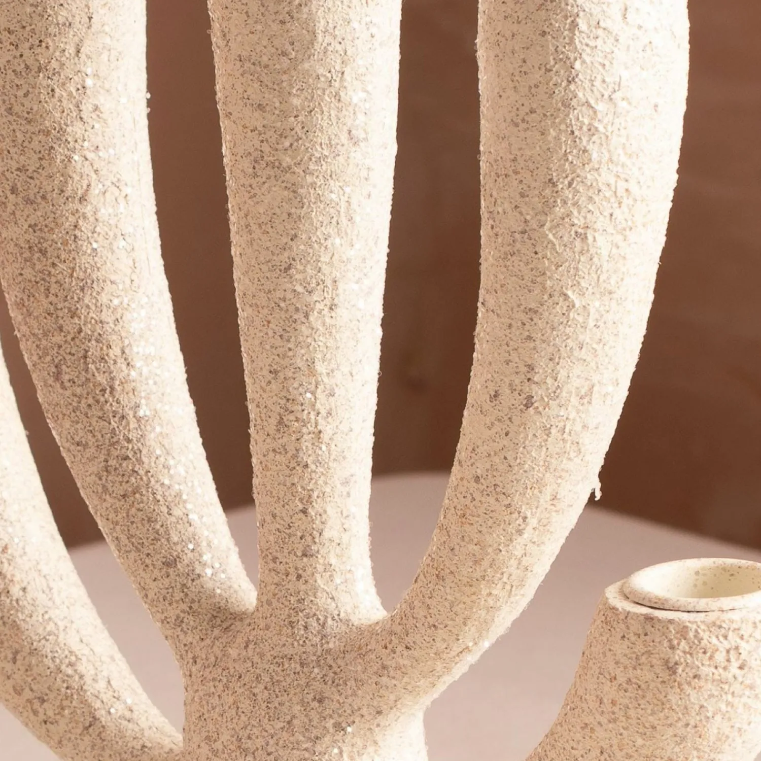 Graham & Green White Coral Candelabra