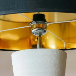 Graham & Green White Cyrus Ceramic Lamps