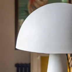 Graham & Green White Dome Table Lamp