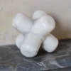 Graham & Green White Rounded Marble Jack