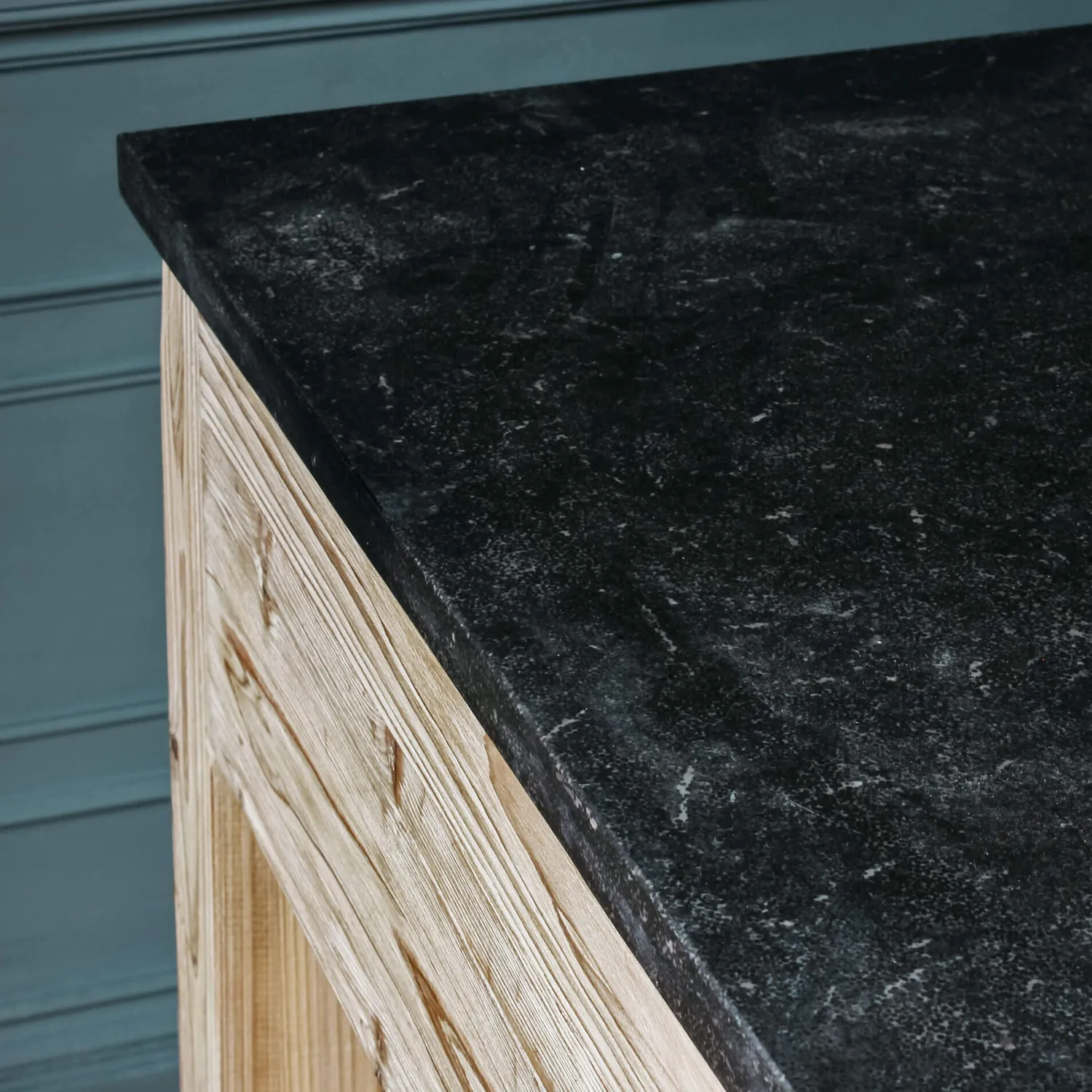 Graham & Green Whitewashed Hudson Kitchen Island