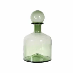 Graham & Green Wide Green Glass Bottle