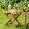 Graham & Green William Outdoor Wooden Tray Side Table