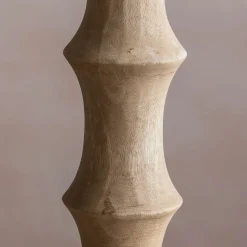 Graham & Green Wooden Bamboo Table Lamp Small