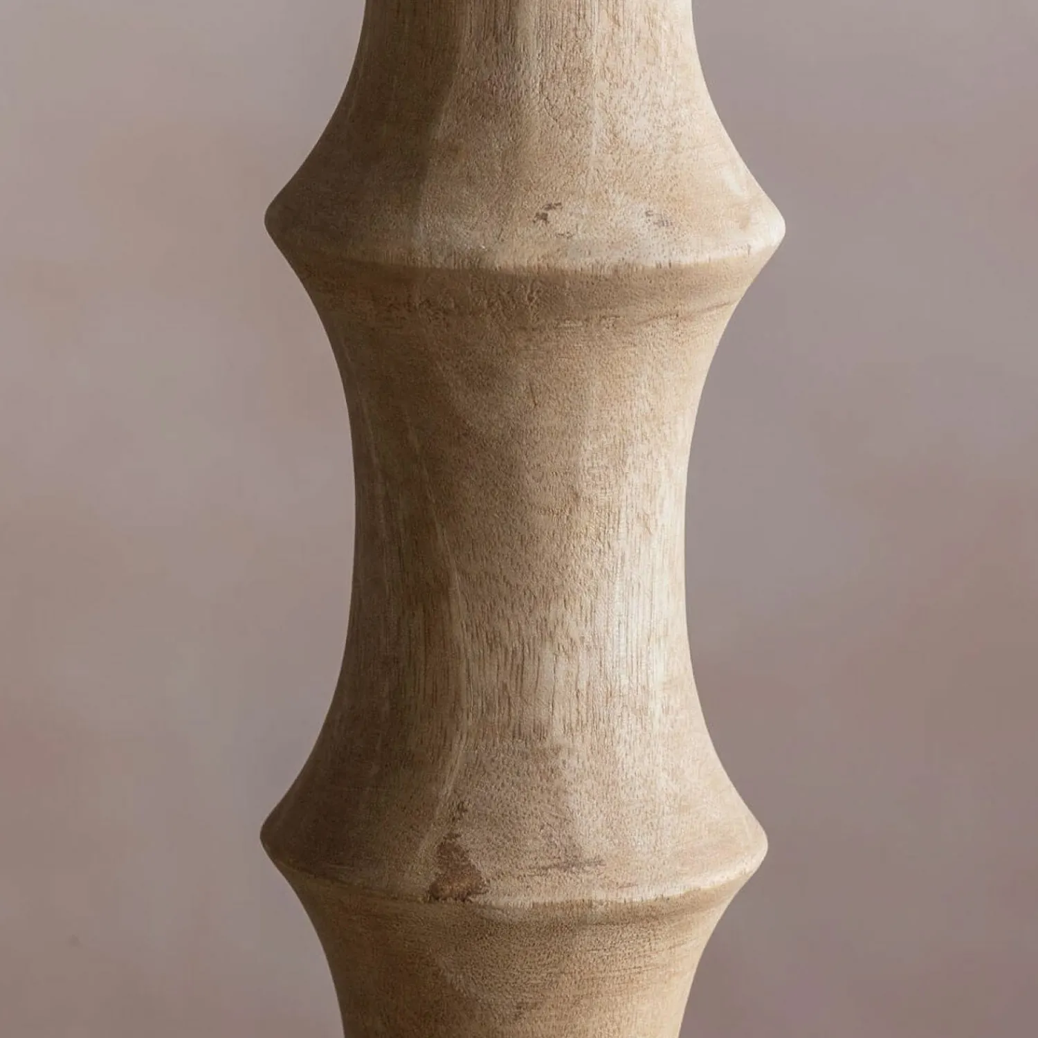Graham & Green Wooden Bamboo Table Lamp Small