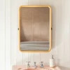 Graham & Green Wooden Edge Wall Mirror