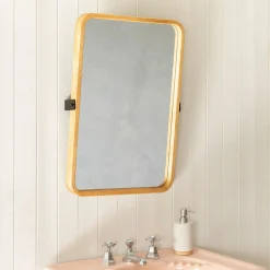 Graham & Green Wooden Edge Wall Mirror