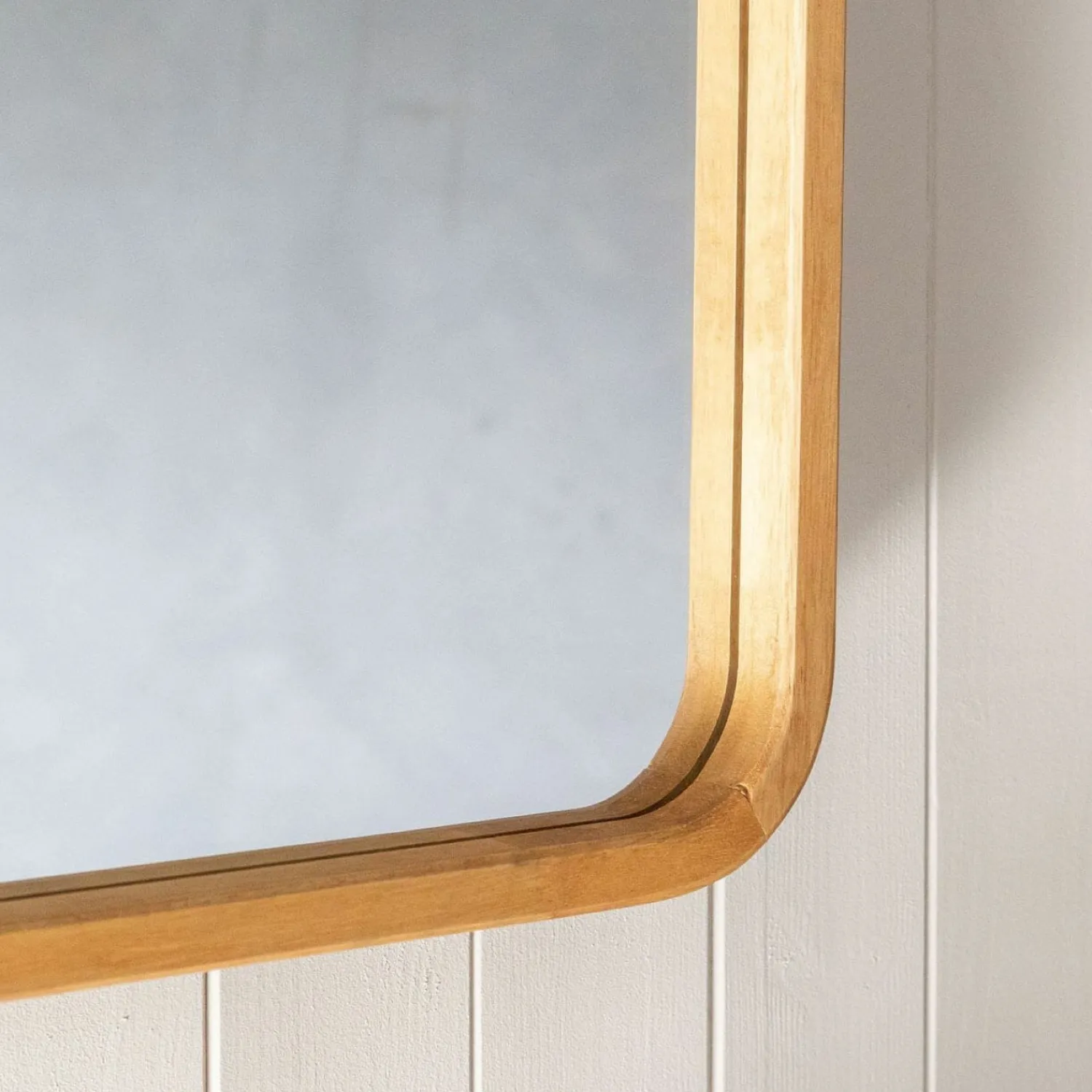 Graham & Green Wooden Edge Wall Mirror