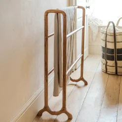 Graham & Green Wooden Towel Stand