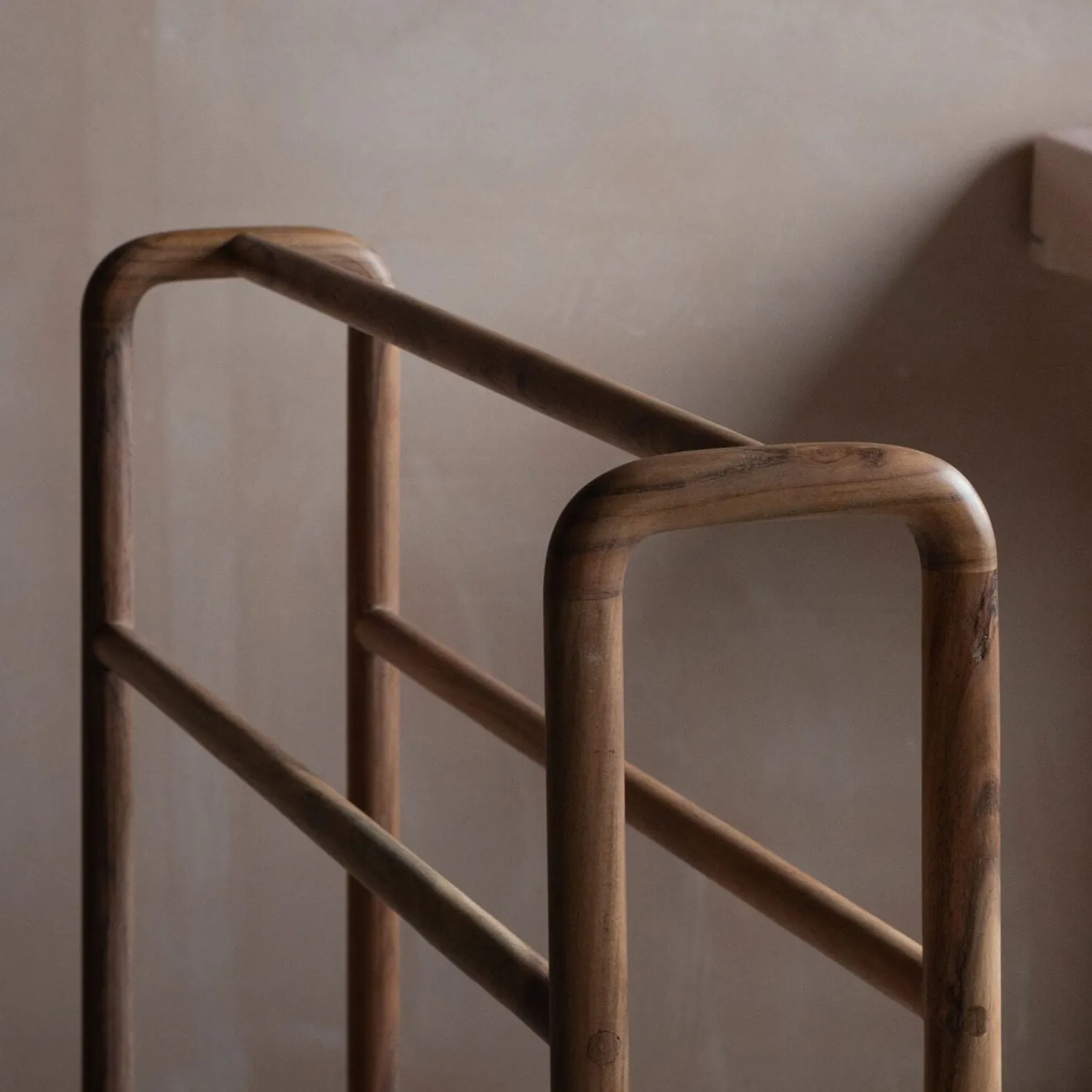 Graham & Green Wooden Towel Stand