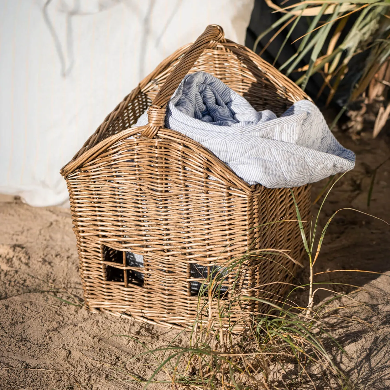 Graham & Green Woven Willow House Storage Basket