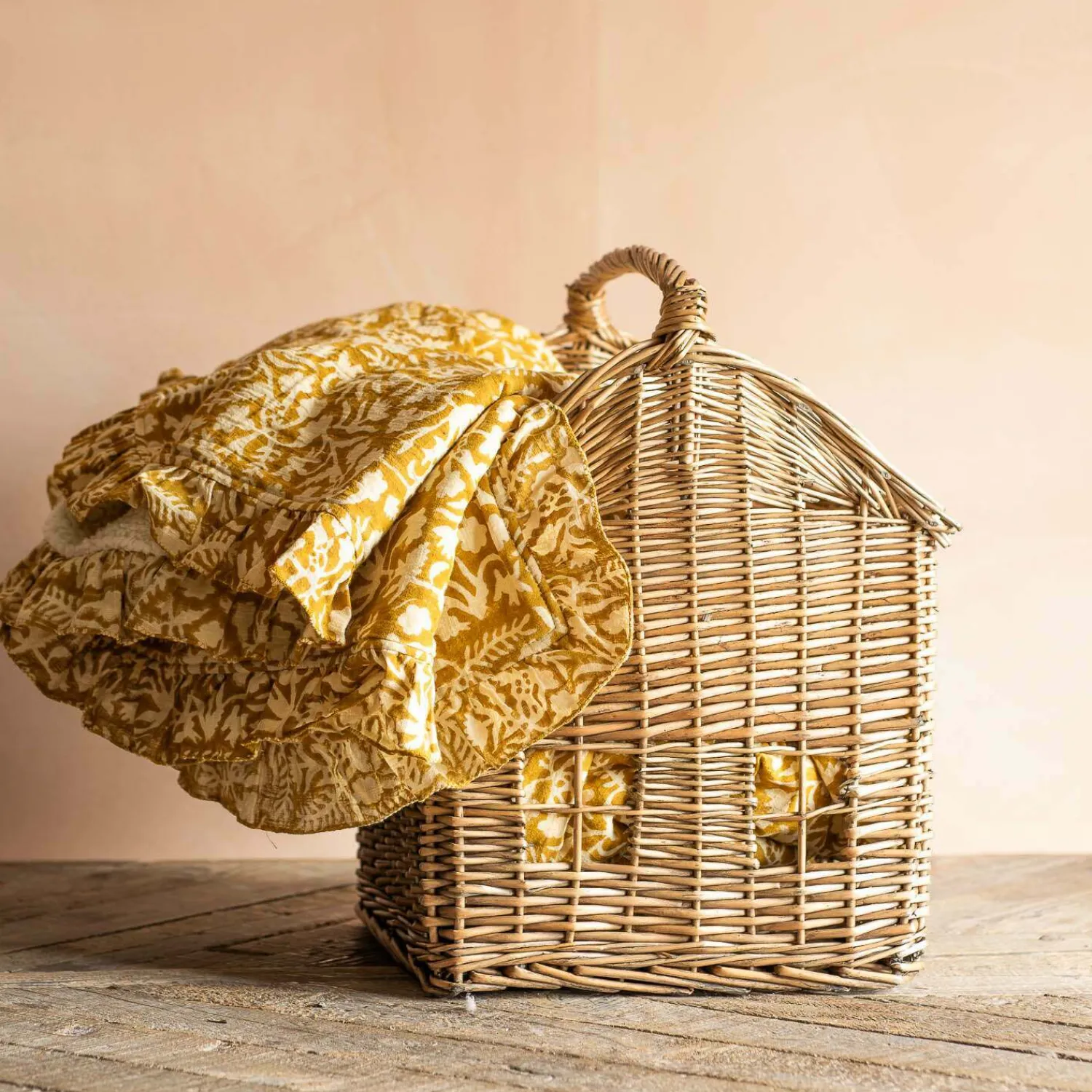Graham & Green Woven Willow House Storage Basket