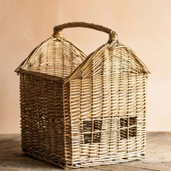 Graham & Green Woven Willow House Storage Basket