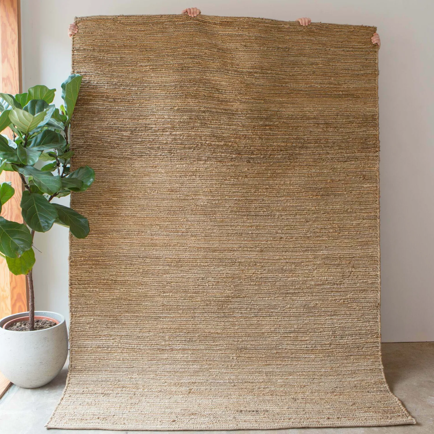 Graham & Green Yaro Natural Woven Hemp Rug 170 x 240cm
