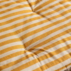 Graham & Green Yellow Candy Stripe Large Seat Mat
